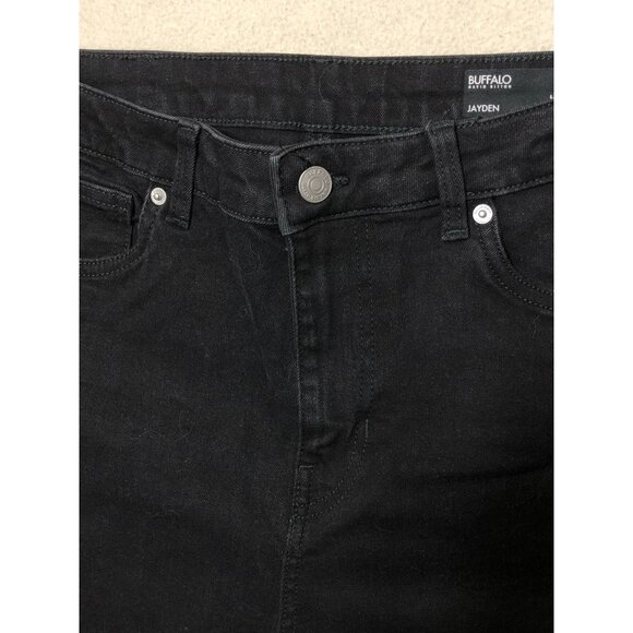 Buffalo David Bitton Jeans Womens 29 Jayden High Rise Straight Black Denim - Picture 8 of 8